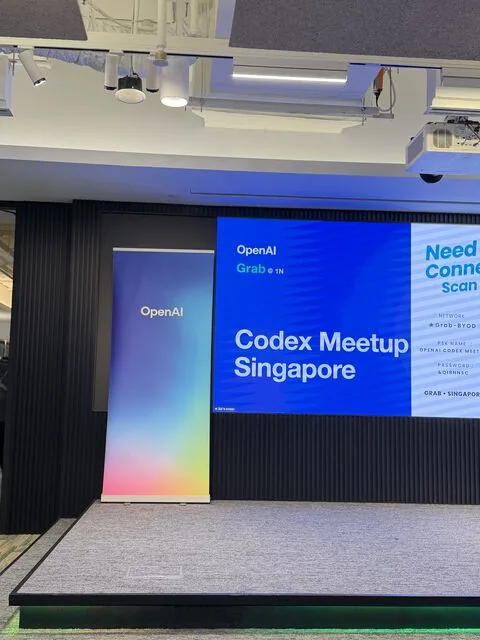 Developer community gathering at the OpenAI Codex Meetup Singapore