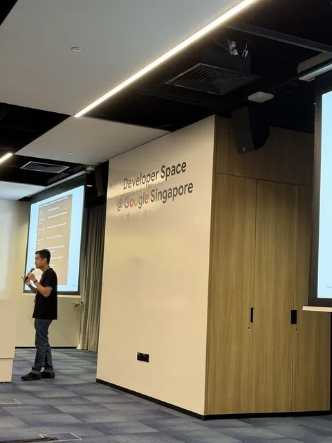 Session about agentic workflows at Google Singapore