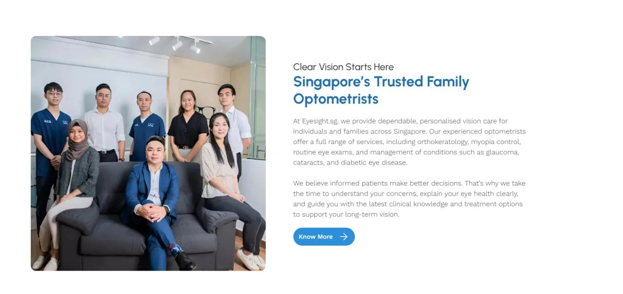 Clinical optometry — eyesight.sg