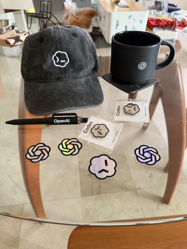 OpenAI Codex Build Week 2026 presenter merchandise