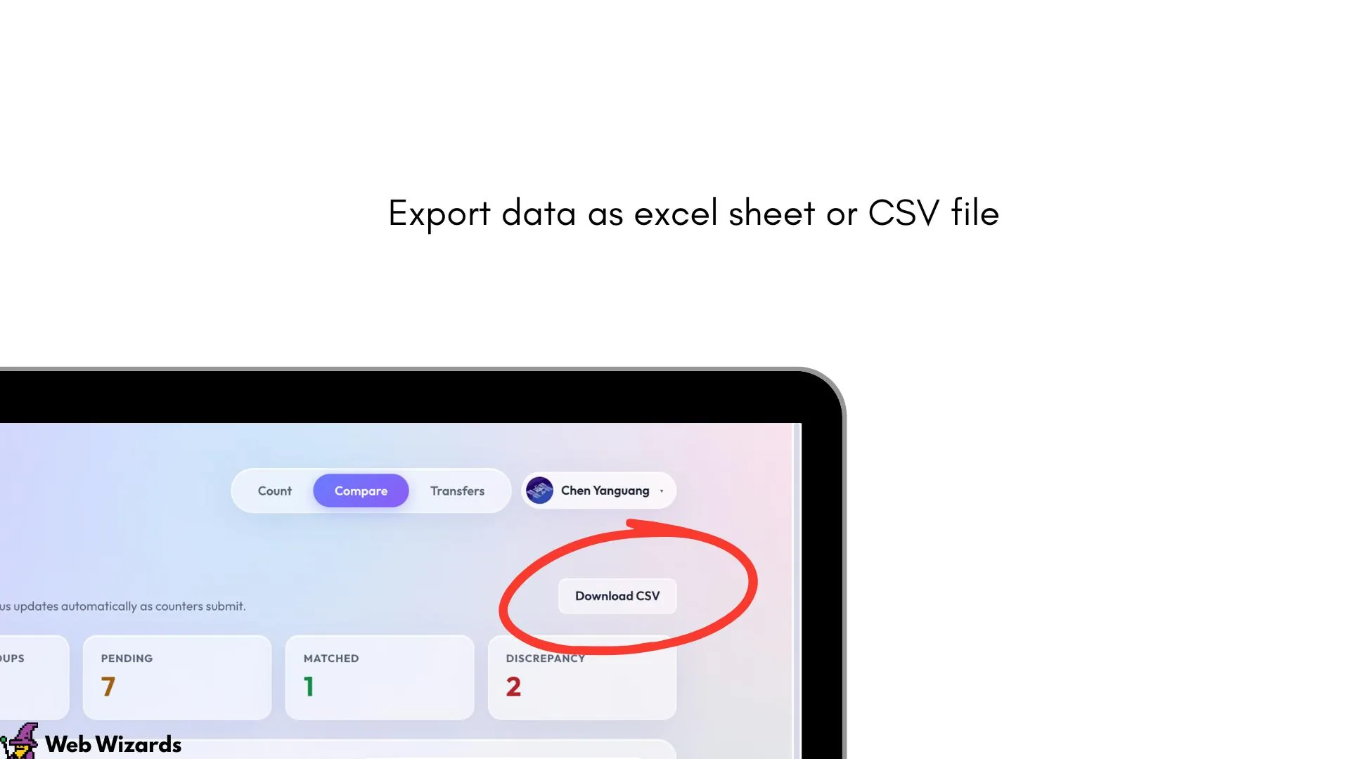 StockSync — Data export