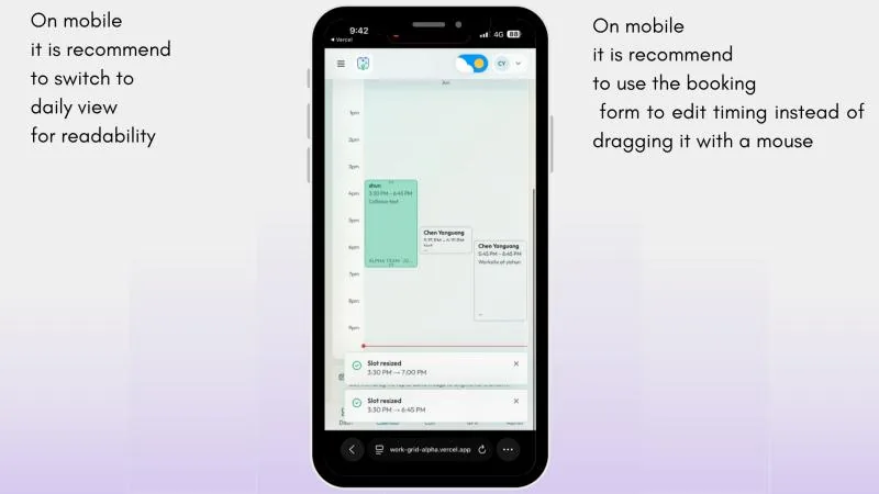 WorkGrid — Mobile PWA App Support