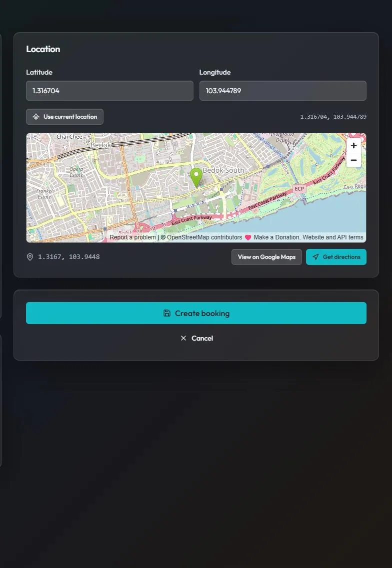 WorkGrid — Open Street view API for coordinate logging
